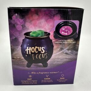 ScentSationals Fragrance Wax Warmer Black‎ Halloween Hocus Pocus Home Decor NEW